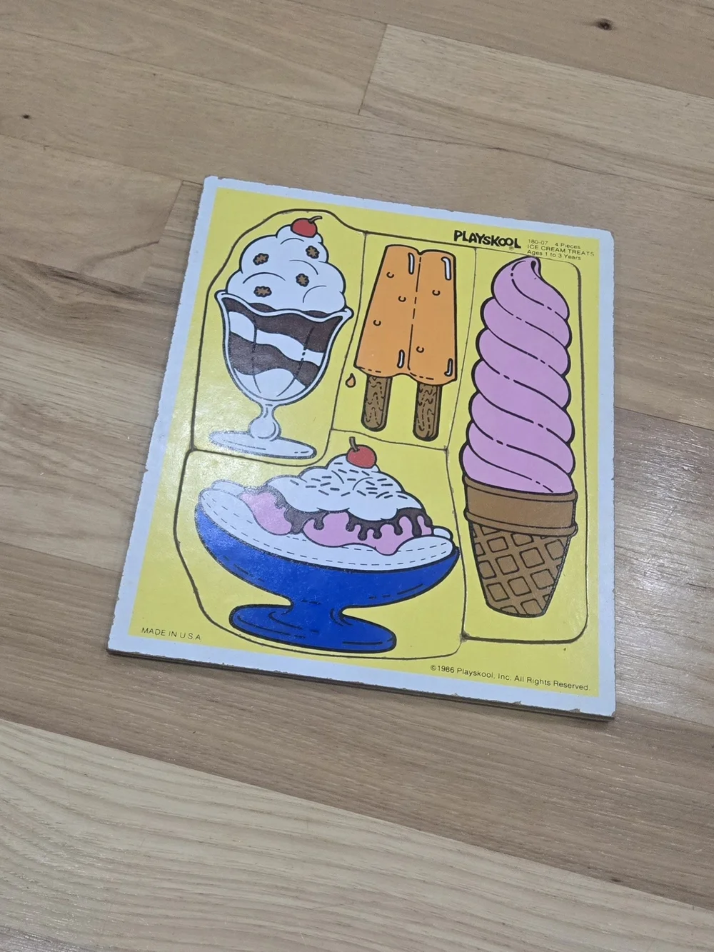 Playskool Kids Ice Cream Puzzle
